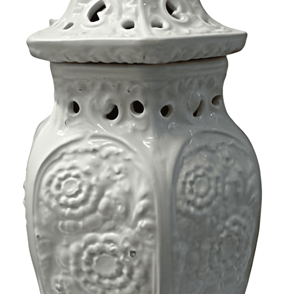 LÁMPARA DE PORCELANA ORIENTAL