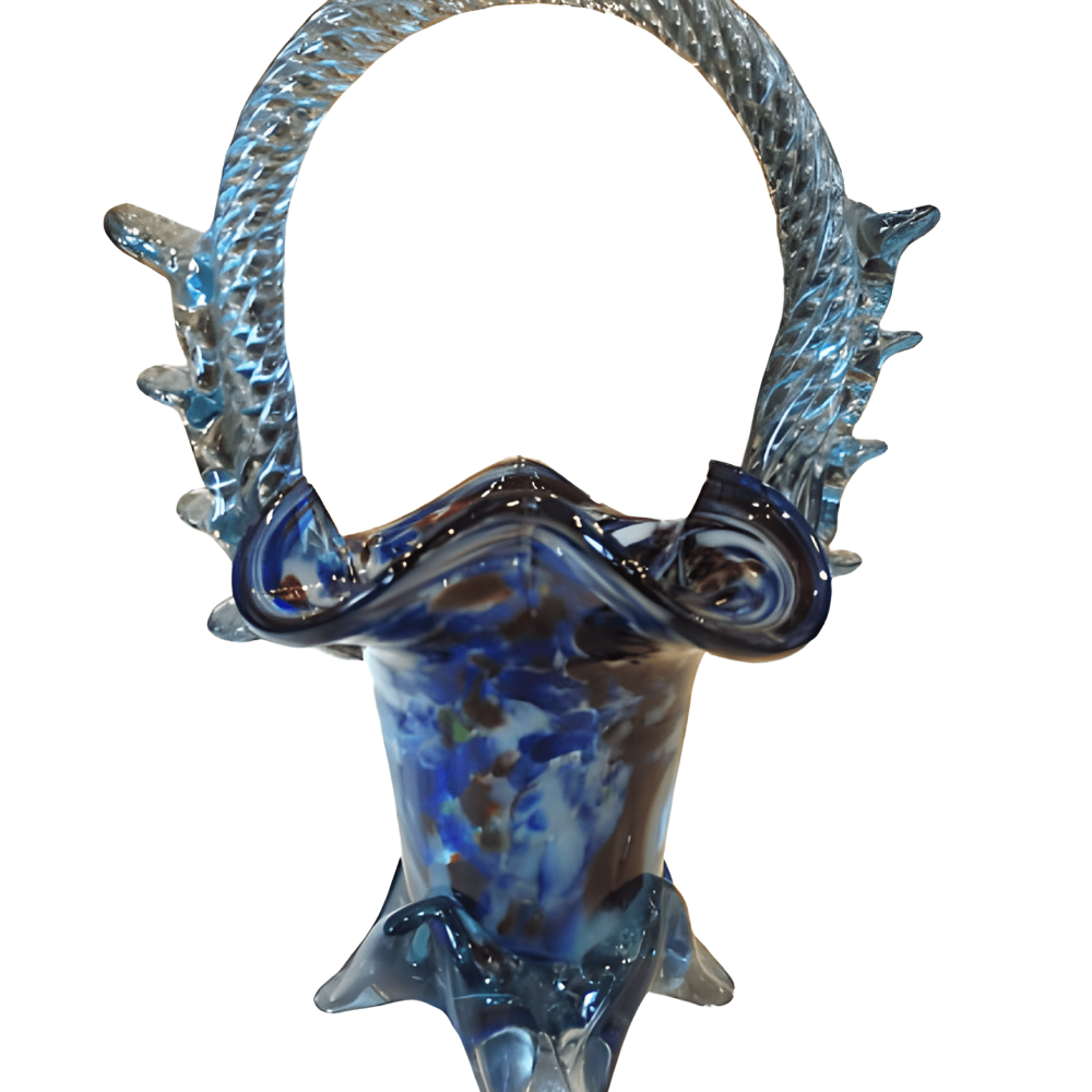 CESTA DE CRISTAL DE MURANO