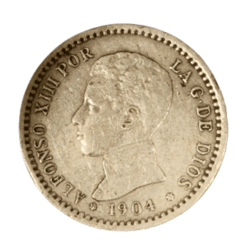 50 CÉNTIMOS DE ALFONSO XIII DE 1904