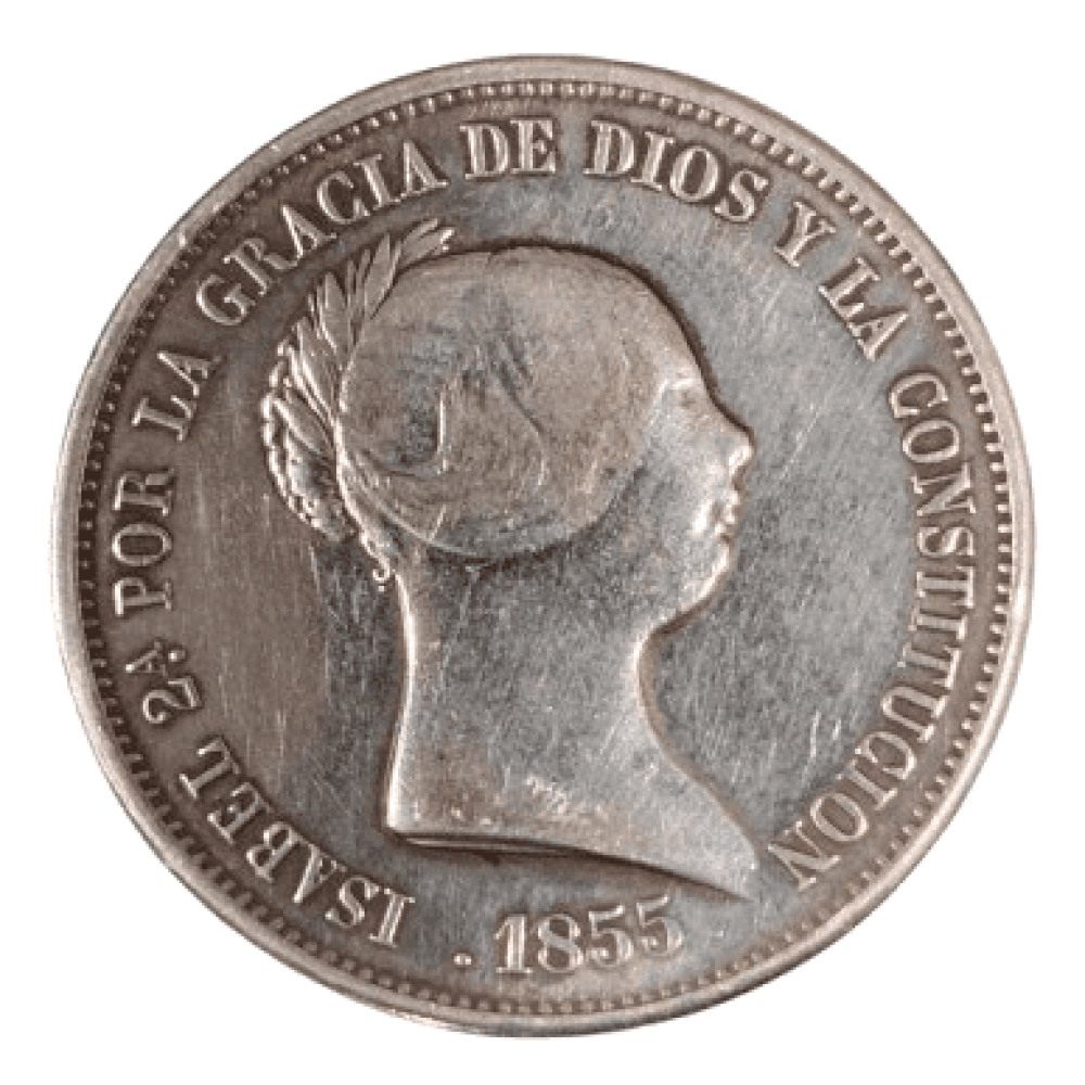 20 REALES DE ISABEL II DE 1855