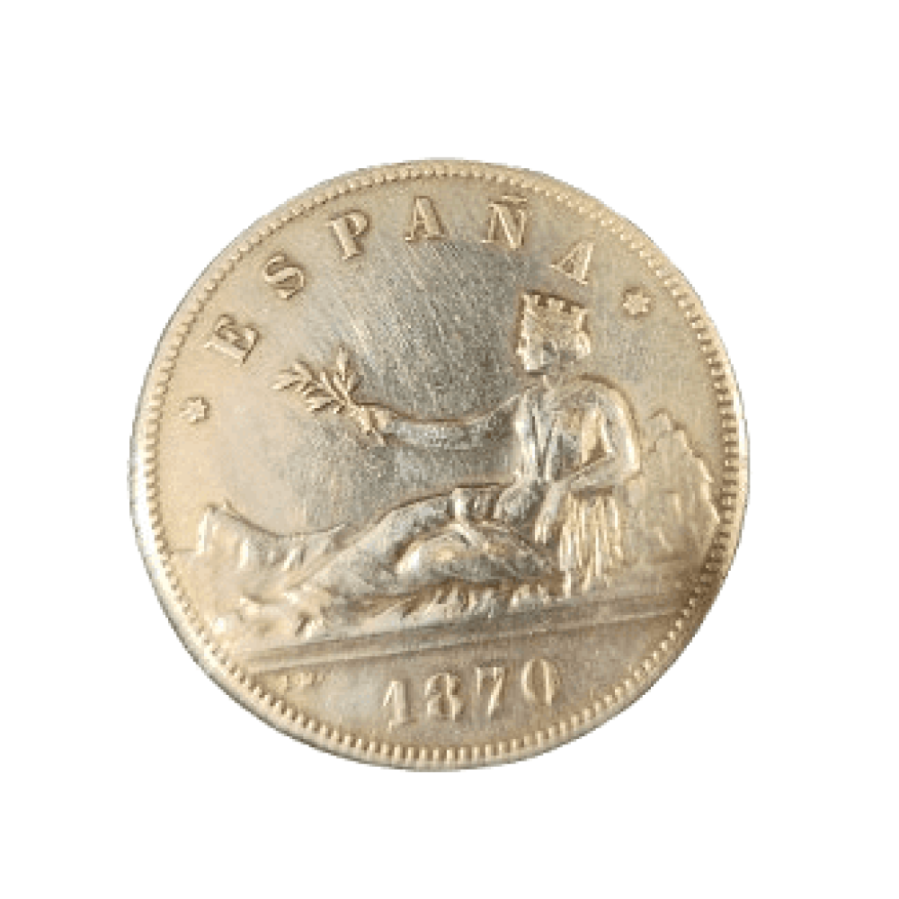5 PESETAS DE 1870