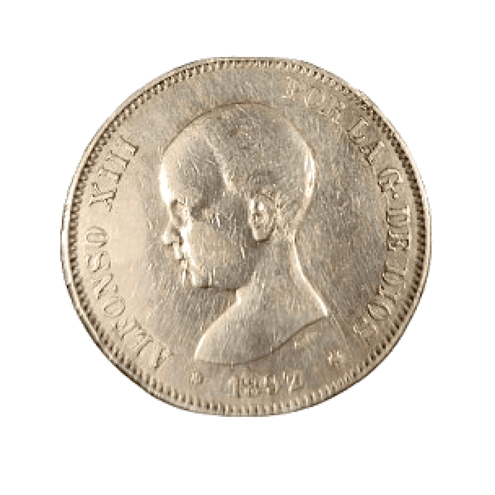 5 PESETAS DE ALFONSO XIII DE 1892