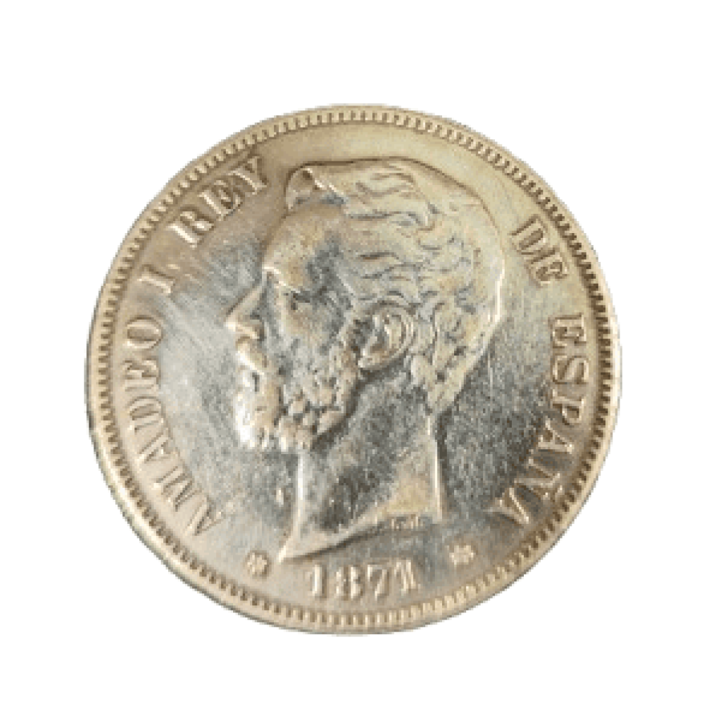 5 PESETAS DE AMADEO I DE 1871