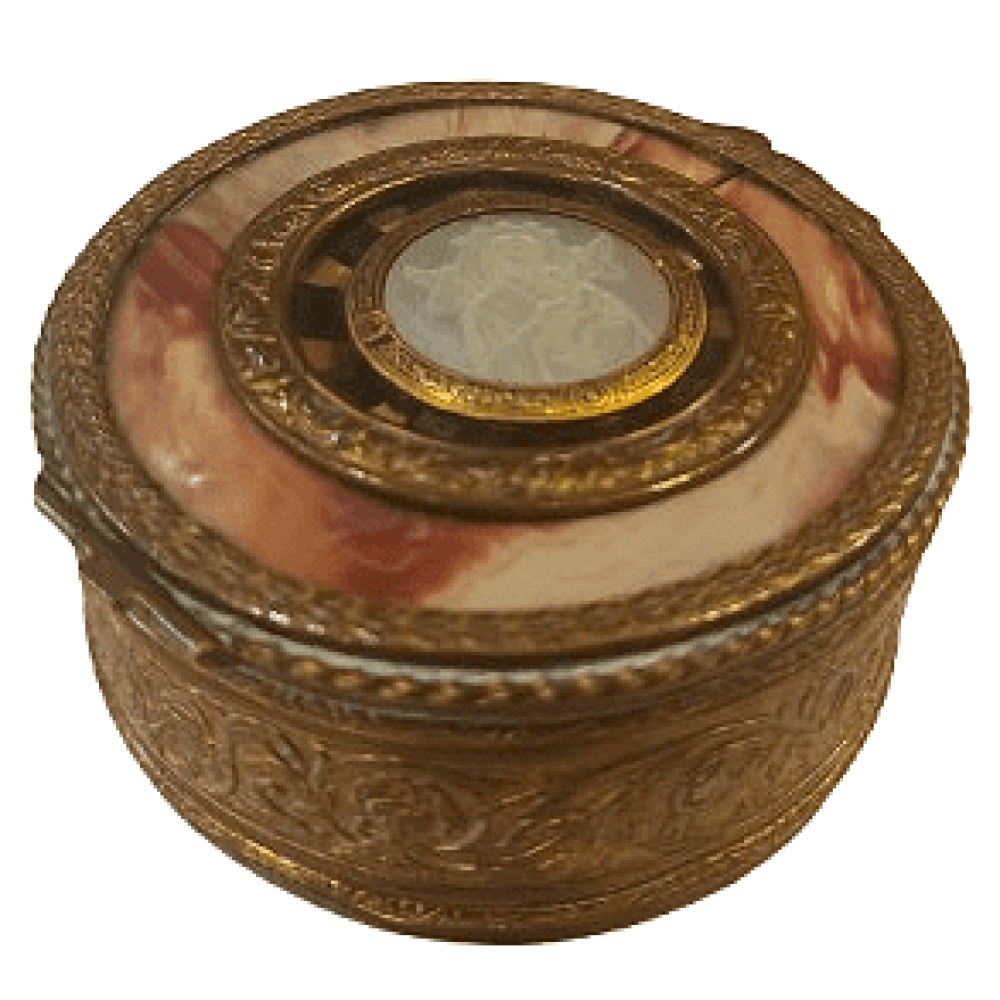 CAJA DE ÁGATA Y NÁCAR