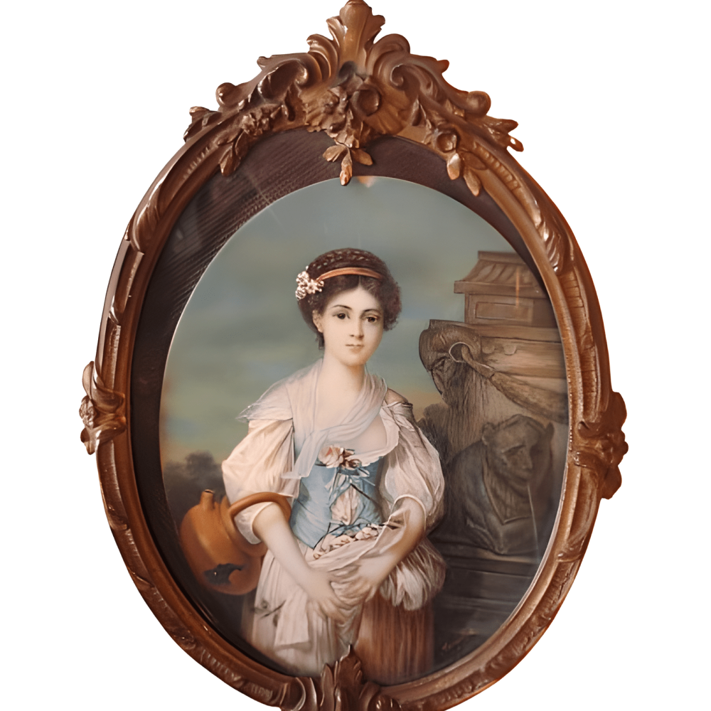 MINIATURA DE LA DAMA DEL CÁNTARO ROTO