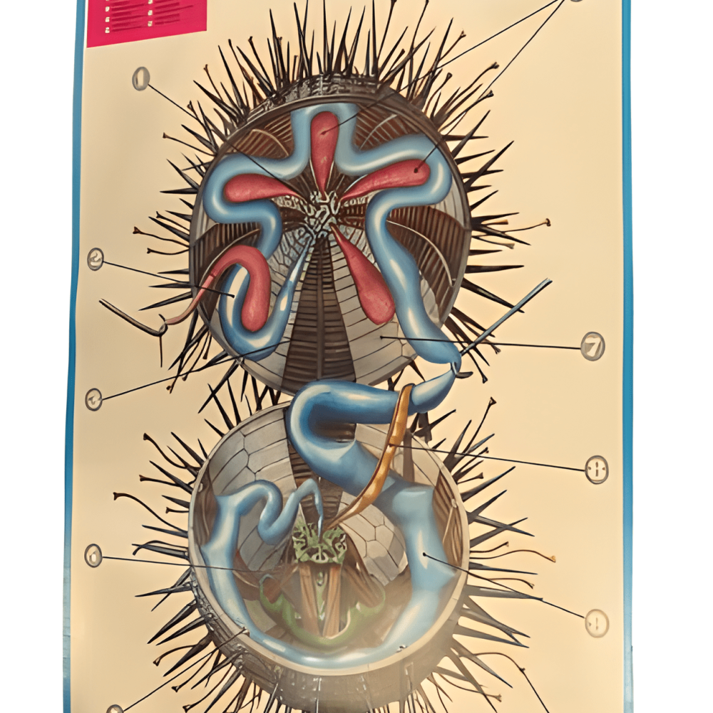 PÓSTER DE EQUINODERNOS (ERIZO DE MAR)