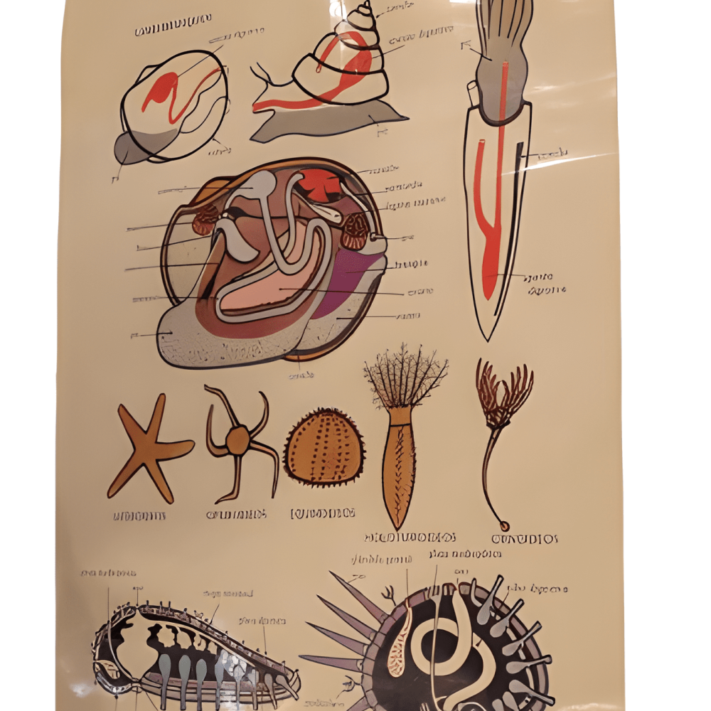 PÓSTER DE LOS MOLUSCOS Y EQUINODERMOS