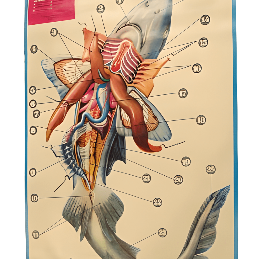 PÓSTER DE LOS ELASMOBRANQUIOS (TIBURÓN)