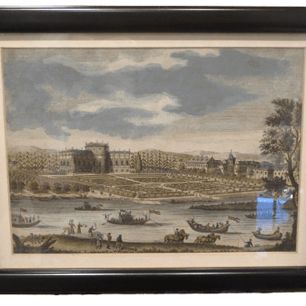 GRABADO DE EDIFICIO HISTÓRICO