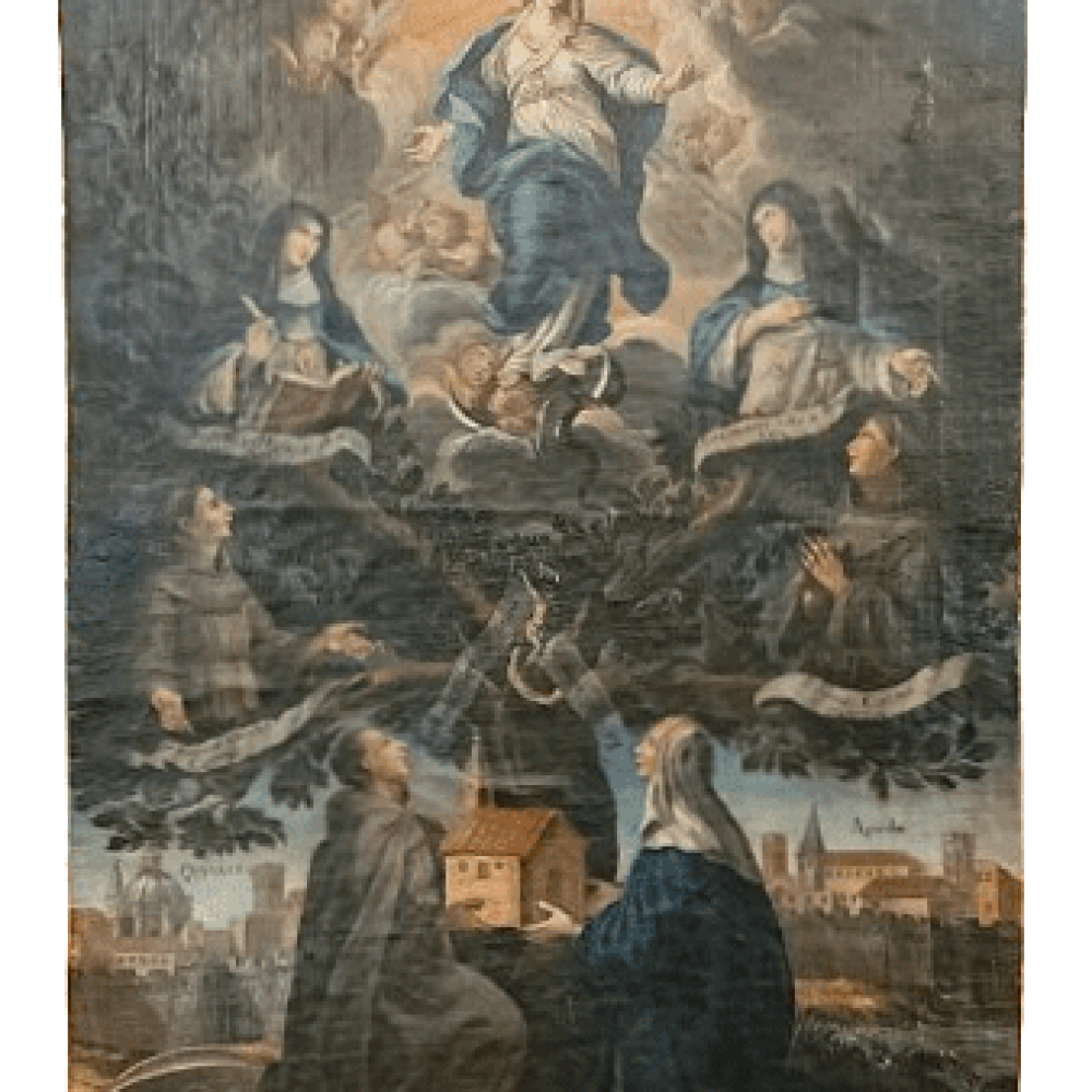 MILAGRO DE LA FAMILIA CORONEL-DAMA AZUL